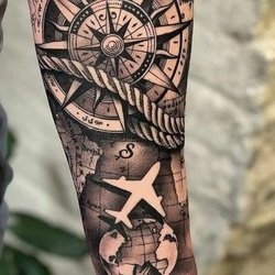 Onderarm tattoo voor mannen