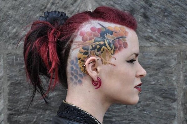 Тату на лице (52)