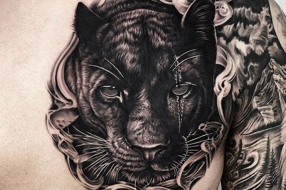 мужские тату на груди (3)